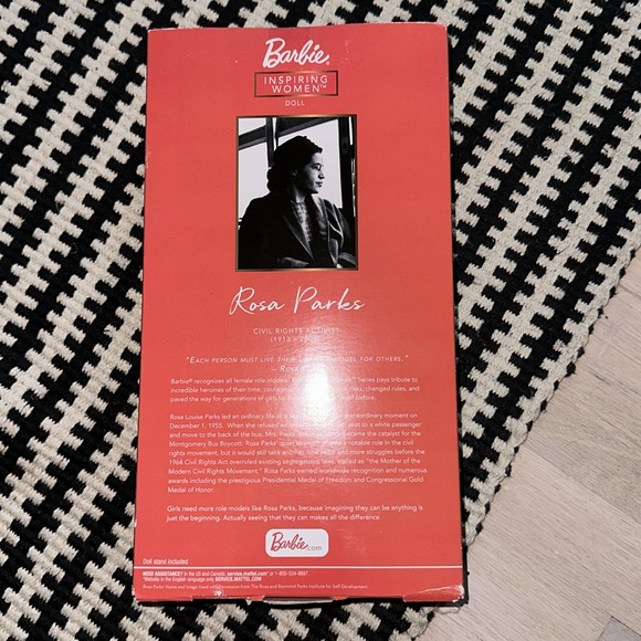 Rosa Parks Barbie Doll NWB - Picture 3 of 3